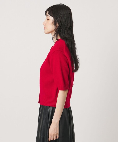 UNITED ARROWS(ユナイテッドアローズ)の「CA/W ハーフスリーブ カーディガン(カーディガン/ボレロ・レディース・グレー系/ネイビー/レッド・FREE)」の12枚目の写真