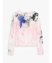Artistic graphic long-sleeve knit / アーティスティックグラフィック長袖ニット