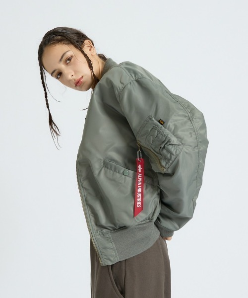 Alpha Industries(アルファインダストリーズ)の「【Alpha Industries(アルファ インダストリーズ)】L-2B RELAXED FIT FLIGHT JACKET / フライトジャケット / ユニセックス(ブルゾン・メンズ・ブラック/グレー系その他・M/L/XL)」の10枚目の写真