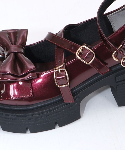 axes femme(アクシーズファム)の「クロスベルトリボンローファー(パンプス・レディース・ワイン/ブラック・SMALL/MEDIUM/LARGE)」の17枚目の写真