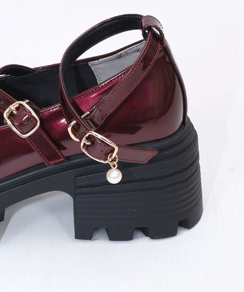 axes femme(アクシーズファム)の「クロスベルトリボンローファー(パンプス・レディース・ワイン/ブラック・SMALL/MEDIUM/LARGE)」の18枚目の写真