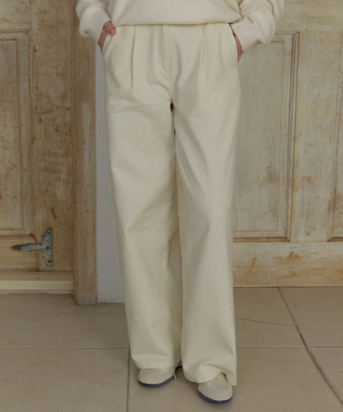 RE_L(リエル)の「WREN ピンタックパンツ(クリーム)(その他パンツ・レディース・その他・SMALL/MEDIUM)」の3枚目の写真