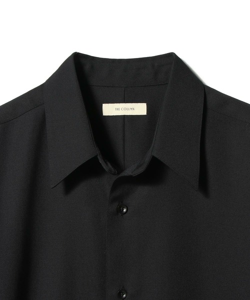 COLUMN（コラム）の「COLUMN / ビストウールツイル レギュラーカラーシャツ＜THE COLUMN＞（シャツ/ブラウス・メンズ・ネイビー・LARGE/MEDIUM）」の4枚目の写真