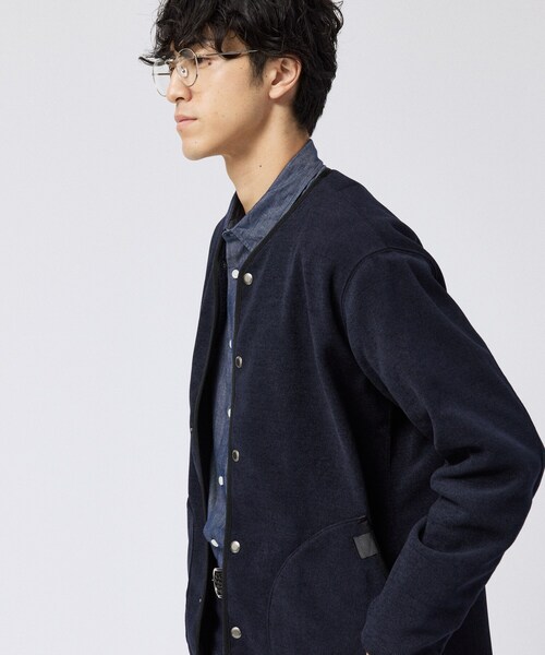 TAKEO KIKUCHI（タケオキクチ）の「コーデュロイフリース ブルゾン（ブルゾン・メンズ・ブラック/ネイビー・02/03）」の11枚目の写真