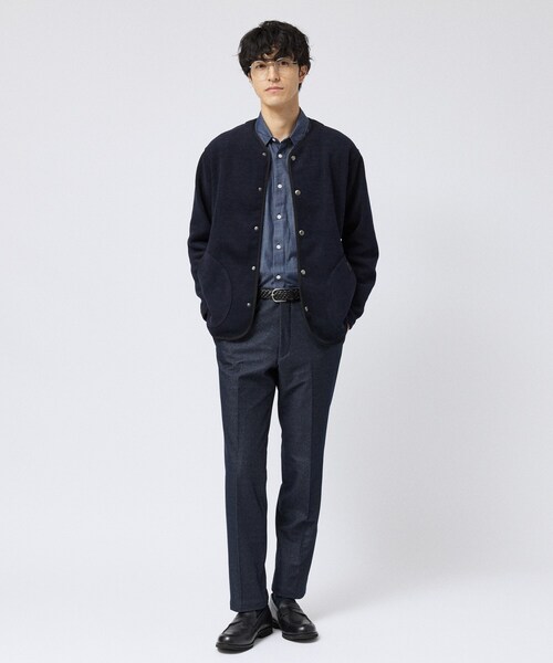 TAKEO KIKUCHI（タケオキクチ）の「コーデュロイフリース ブルゾン（ブルゾン・メンズ・ブラック/ネイビー・02/03）」の13枚目の写真