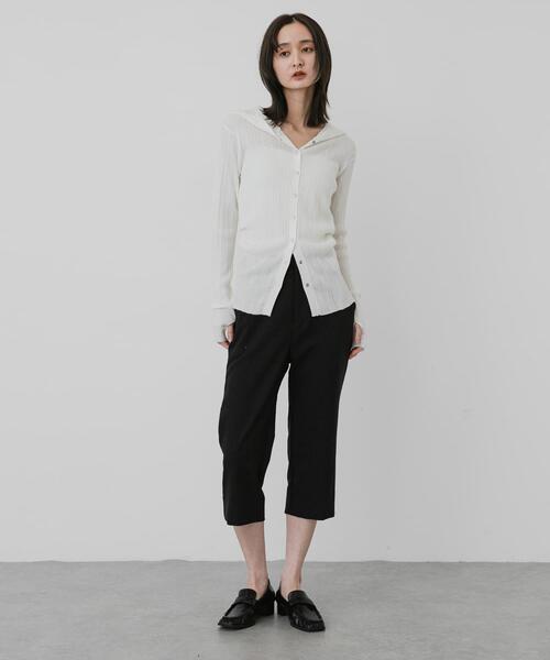 SENSE OF PLACE by URBAN RESEARCH(センスオブプレイスバイアーバンリサーチ)の「サブリナパンツ(その他パンツ・レディース・ブラック/グレー系その他・SMALL/MEDIUM)」の6枚目の写真