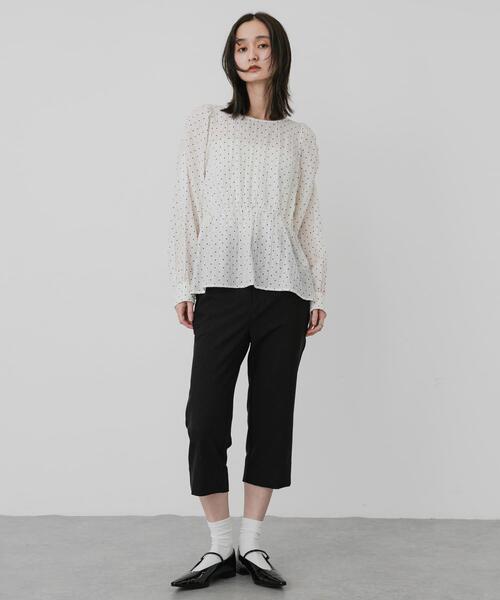 SENSE OF PLACE by URBAN RESEARCH(センスオブプレイスバイアーバンリサーチ)の「サブリナパンツ(その他パンツ・レディース・ブラック/グレー系その他・SMALL/MEDIUM)」の11枚目の写真