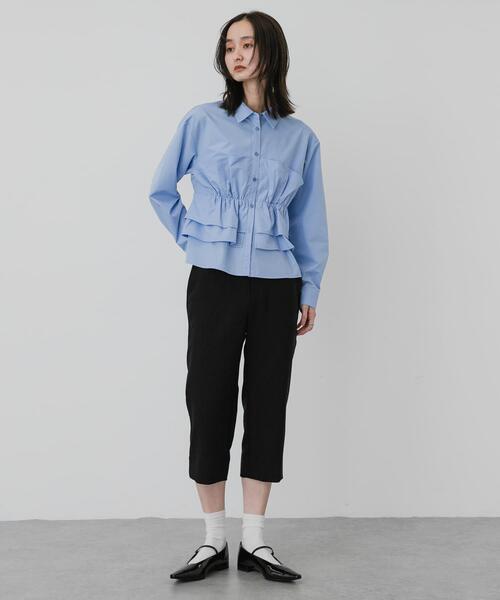 SENSE OF PLACE by URBAN RESEARCH(センスオブプレイスバイアーバンリサーチ)の「サブリナパンツ(その他パンツ・レディース・ブラック/グレー系その他・SMALL/MEDIUM)」の13枚目の写真