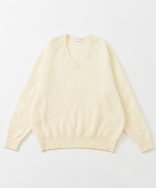 URBAN RESEARCH(アーバンリサーチ)の「FUR WOOL V-NECK KNIT(ニット/セーター・メンズ・オレンジ/ネイビー/ブラック/イエロー・LARGE/MEDIUM)」の3枚目の写真