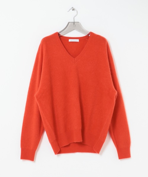 URBAN RESEARCH(アーバンリサーチ)の「FUR WOOL V-NECK KNIT(ニット/セーター・メンズ・オレンジ/ネイビー/ブラック/イエロー・LARGE/MEDIUM)」の5枚目の写真