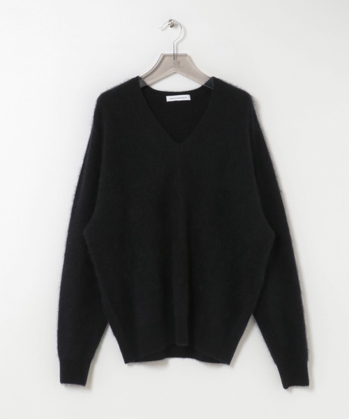 URBAN RESEARCH(アーバンリサーチ)の「FUR WOOL V-NECK KNIT(ニット/セーター・メンズ・オレンジ/ネイビー/ブラック/イエロー・LARGE/MEDIUM)」の7枚目の写真