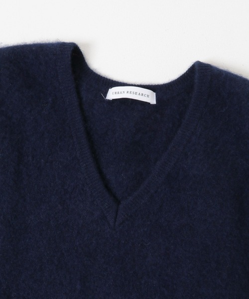 URBAN RESEARCH(アーバンリサーチ)の「FUR WOOL V-NECK KNIT(ニット/セーター・メンズ・オレンジ/ネイビー/ブラック/イエロー・LARGE/MEDIUM)」の13枚目の写真