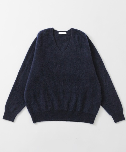 URBAN RESEARCH(アーバンリサーチ)の「FUR WOOL V-NECK KNIT(ニット/セーター・メンズ・オレンジ/ネイビー/ブラック/イエロー・LARGE/MEDIUM)」の16枚目の写真