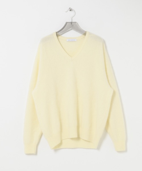 URBAN RESEARCH(アーバンリサーチ)の「FUR WOOL V-NECK KNIT(ニット/セーター・メンズ・オレンジ/ネイビー/ブラック/イエロー・LARGE/MEDIUM)」の17枚目の写真