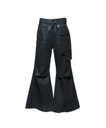 Jent Louis（ジェントルイス）の「Resin Coated Flare Denim / レジンコーティッドフレアデニム（デニムパンツ）」