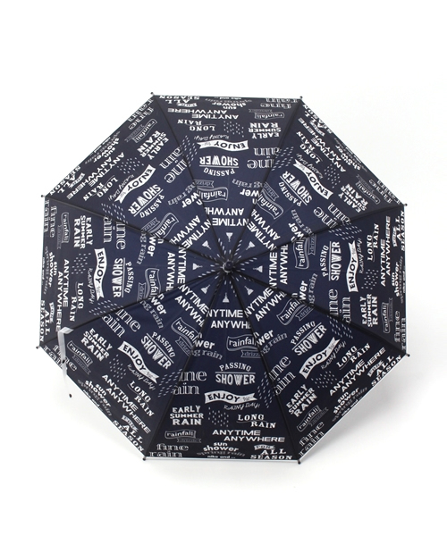 niko and...（ニコアンド）の「オリジナルチョークアートビニル傘（長傘・レディース・ホワイト/グレー/ブルー・0）」の5枚目の写真