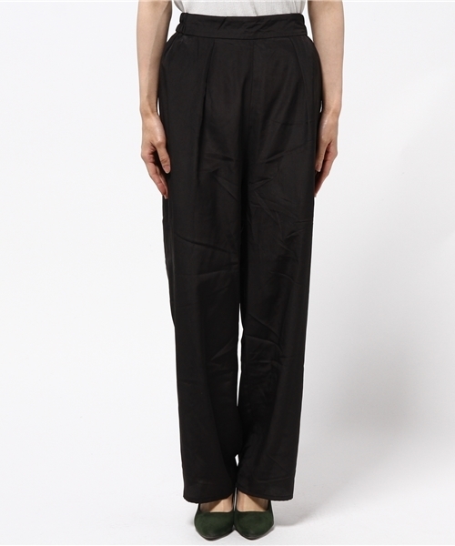 E hyphen world gallery(イーハイフンワールドギャラリー)の「デシンワイドパンツ(その他パンツ・レディース・ピンク/ブラック/カーキ・FREE)」の4枚目の写真