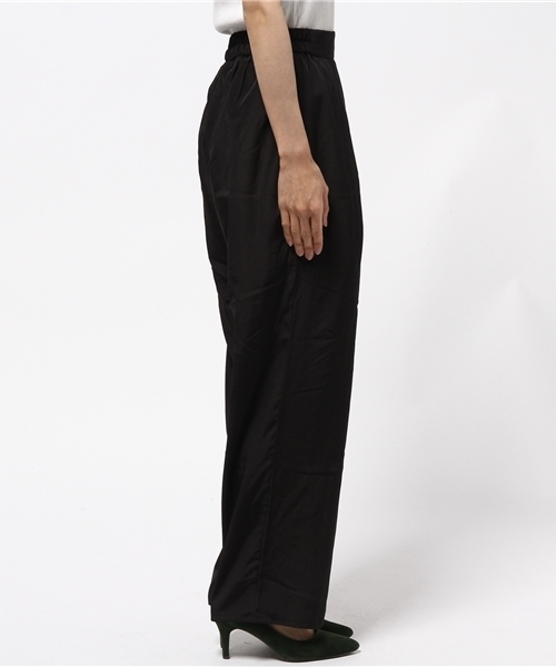 E hyphen world gallery(イーハイフンワールドギャラリー)の「デシンワイドパンツ(その他パンツ・レディース・ピンク/ブラック/カーキ・FREE)」の5枚目の写真