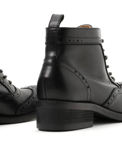 あしながおじさん（アシナガオジサン）の「〈あしながおじさん〉　レースアップブーツ（ブーツ・レディース・ブラック/ライトブラウン/ダークブラウン・24.0cm/24.5cm/23.0cm/23.5cm/22.5cm）」の5枚目の写真