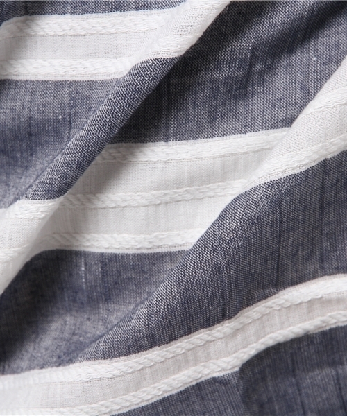 LBC(エルビーシー)の「コットン変形ボーダークルーワンピース(ワンピース・レディース・ブラック/イエロー/ネイビー・MEDIUM/LARGE)」の11枚目の写真