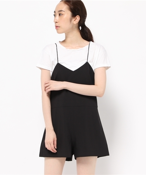 SLY（スライ）の「CAMI SHORT ALL IN ONE（ワンピース・レディース・ブラック/グレー/レッド・1/2）」の19枚目の写真