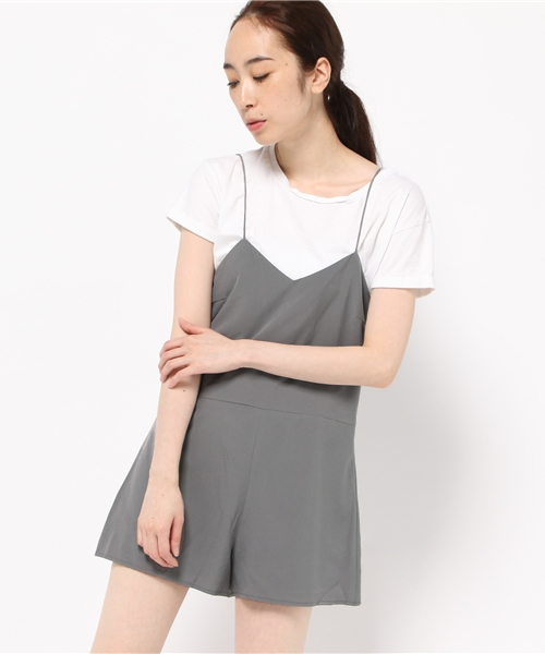 SLY（スライ）の「CAMI SHORT ALL IN ONE（ワンピース・レディース・ブラック/グレー/レッド・1/2）」の20枚目の写真