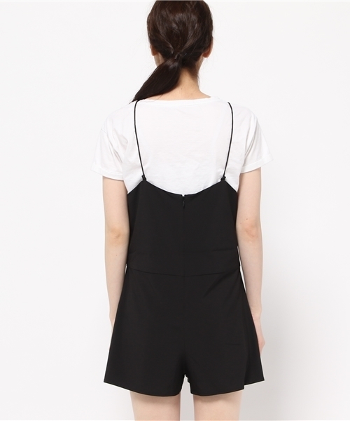 SLY（スライ）の「CAMI SHORT ALL IN ONE（ワンピース・レディース・ブラック/グレー/レッド・1/2）」の6枚目の写真