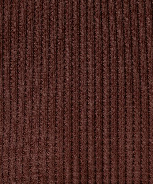 BEAUTY&YOUTH UNITED ARROWS（ビューティーアンドユースユナイテッドアローズ）の「BY∴ ビッグワッフル9分袖カットソー◆（Tシャツ/カットソー・レディース・ホワイト/ブラック/ナチュラル/オフホワイト/ワインレッド・FREE）」の16枚目の写真