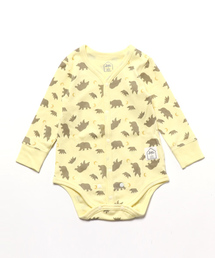 Petitsucre | 白熊長袖前あきボディスーツ(ロンパース)