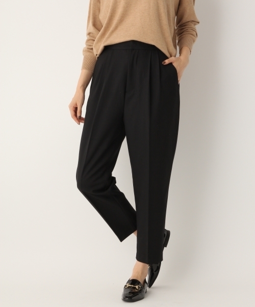 A part by（アパートバイ）の「【CLASSY11月号掲載/お洗濯OK】ウールコンテーパードパンツ　728494 （その他パンツ・レディース・グレー/グレイッシュブルー/ベージュ/ブラック/ベージュ系その他/ピンク/ライトグレー・MEDIUM/LARGE/SMALL）」の18枚目の写真