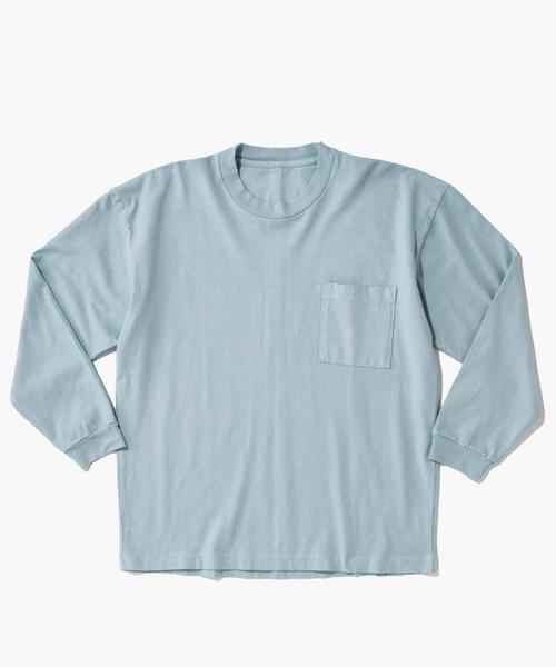 CALUX(キャラクス)の「<CALUX × monkey time> ∴ OVER DYE LSL TEE/Tシャツ(Tシャツ/カットソー・メンズ・ホワイト/ブラック/ライトブルー・X-LARGE/LARGE/SMALL/MEDIUM)」の1枚目の写真