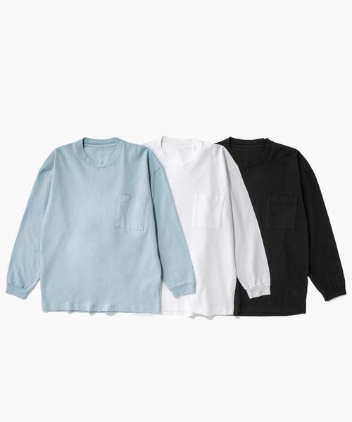CALUX(キャラクス)の「<CALUX × monkey time> ∴ OVER DYE LSL TEE/Tシャツ(Tシャツ/カットソー・メンズ・ホワイト/ブラック/ライトブルー・X-LARGE/LARGE/SMALL/MEDIUM)」の4枚目の写真