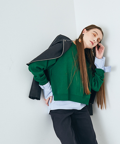 UNITED TOKYO（ユナイテッドトウキョウ）の「セミダブルシープレザー（ライダースジャケット・レディース・ブラック・2/1）」の13枚目の写真