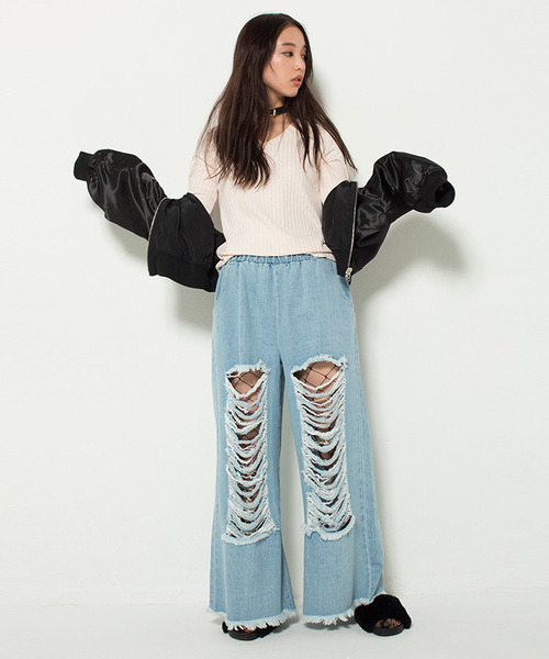 WEGO（ウィゴー）の「WEGO/ファーサンダル（サンダル・レディース・ブルー/その他1/ブラック/ピンク系その他/アニマル・MEDIUM/LARGE）」の16枚目の写真