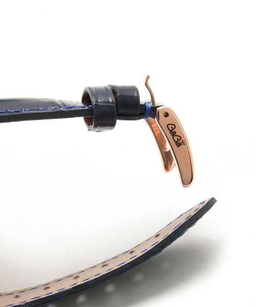 BRILLA per il gusto(ブリッラペルイルグースト)の「GaGa MILANO / MANUALE PLACCATO ORO 5011.5(アナログ腕時計・メンズ・ネイビー・ONE SIZE)」の7枚目の写真