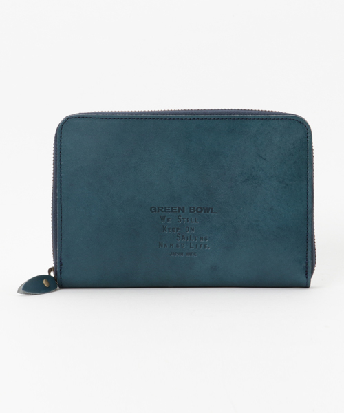 GREEN BOWL（グリーンボウル）の「GREEN BOWL Wide Leather Wallet/グリーンボウルワイドレザーウォレット（財布・メンズ・キャメル/オリーブ/ネイビー・FREE）」の4枚目の写真