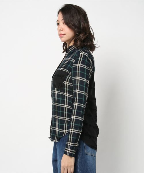 Desigual（デシグアル）の「「Desigual/デシグアル」シャツ（シャツ/ブラウス・レディース・ブルー系その他・M/L/XL/S/XS）」の2枚目の写真