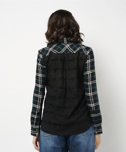 Desigual（デシグアル）の「「Desigual/デシグアル」シャツ（シャツ/ブラウス・レディース・ブルー系その他・M/L/XL/S/XS）」の3枚目の写真