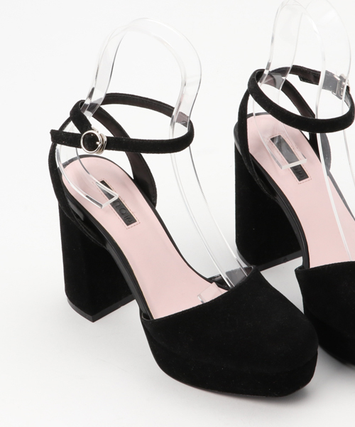 MOUSSY（マウジー）の「STRAP HEEL SANDALS（サンダル・レディース・ピンク/ブラック/ベージュ・SMALL/LARGE/MEDIUM）」の6枚目の写真