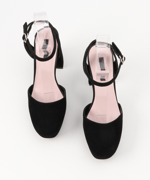 MOUSSY（マウジー）の「STRAP HEEL SANDALS（サンダル・レディース・ピンク/ブラック/ベージュ・SMALL/LARGE/MEDIUM）」の4枚目の写真