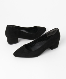 KOBE LETTUCE | デイリーに欠かせない秋の定番アイテム！チャンキーヒールポインテッドパンプス/レディースシューズ/フラワー柄/スエード[I1374]/神戸レタス(パンプス)