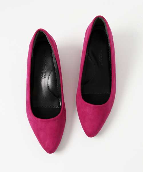 KOBE LETTUCE（コウベレタス）の「チャンキーヒールポインテッドパンプス（パンプス・レディース・ブラック/ピンク/チェック/シルバー/キャメル/レッド系その他/ベージュ・M/L/LL/S）」の8枚目の写真