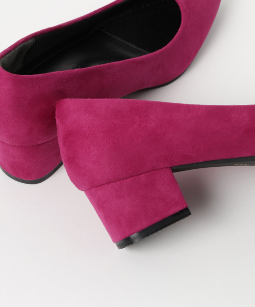 KOBE LETTUCE（コウベレタス）の「チャンキーヒールポインテッドパンプス（パンプス・レディース・ブラック/ピンク/チェック/シルバー/キャメル/レッド系その他/ベージュ・M/L/LL/S）」の9枚目の写真