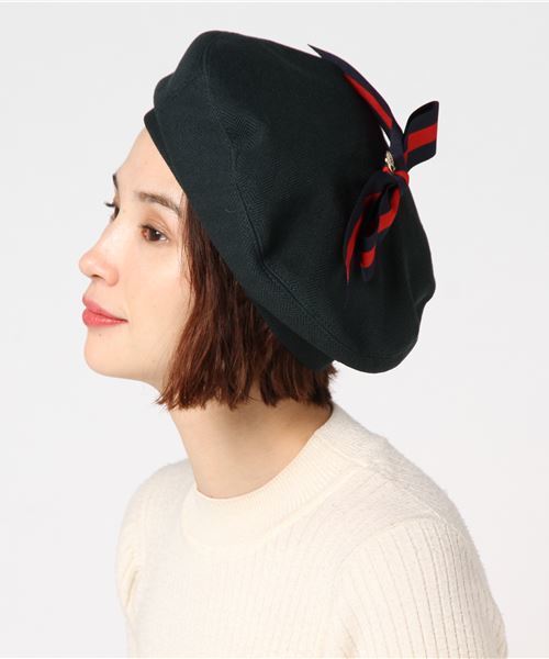 onespo（ワンスポ）の「ラインリボンベレー（ハンチング/ベレー