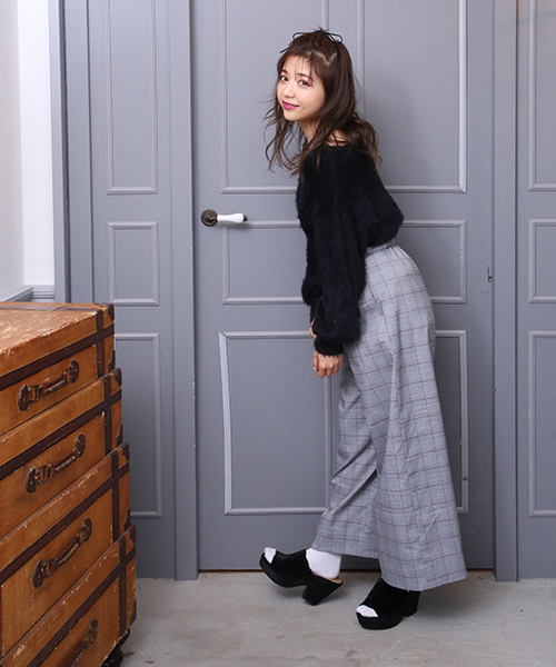 one after another NICE CLAUP(ワンアフターアナザーナイスクラップ)の「ベルト付きワイドパンツ(その他パンツ・レディース・ブラック系その他/ブラウン系その他/ブラック系その他2/ブラウン系その他2・FREE)」の12枚目の写真