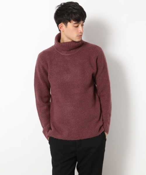 RAGEBLUE(レイジブルー)の「オフタートルニット/777229(ニット/セーター・メンズ・パープル/ブラック・LARGE/MEDIUM/SMALL)」の10枚目の写真