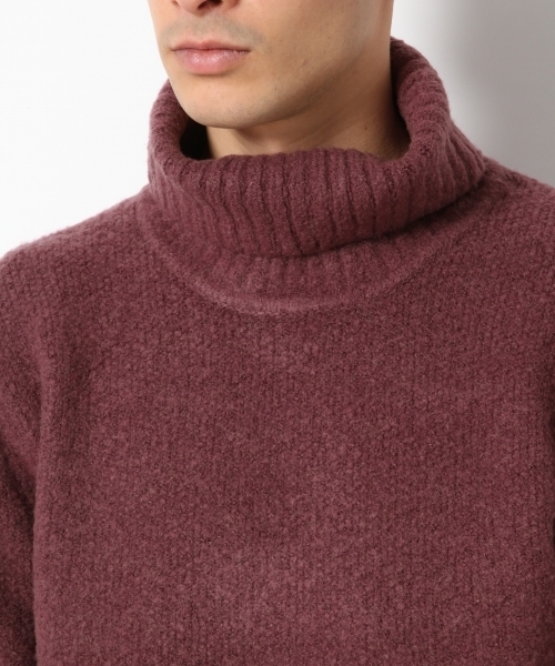RAGEBLUE(レイジブルー)の「オフタートルニット/777229(ニット/セーター・メンズ・パープル/ブラック・LARGE/MEDIUM/SMALL)」の6枚目の写真