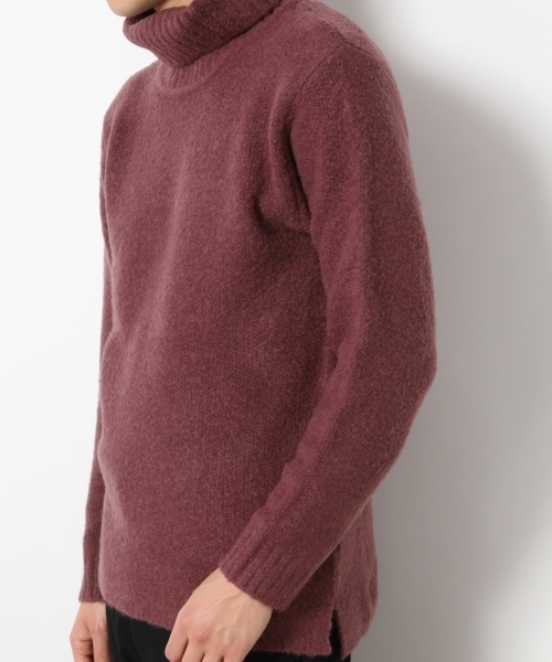 RAGEBLUE(レイジブルー)の「オフタートルニット/777229(ニット/セーター・メンズ・パープル/ブラック・LARGE/MEDIUM/SMALL)」の4枚目の写真