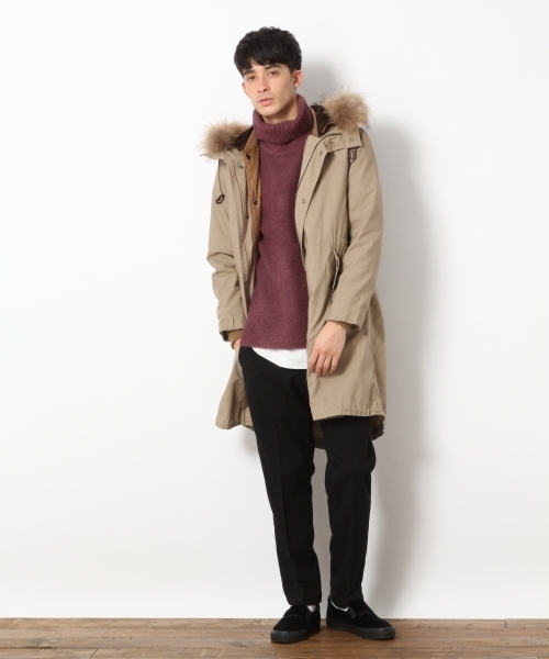 RAGEBLUE(レイジブルー)の「オフタートルニット/777229(ニット/セーター・メンズ・パープル/ブラック・LARGE/MEDIUM/SMALL)」の11枚目の写真