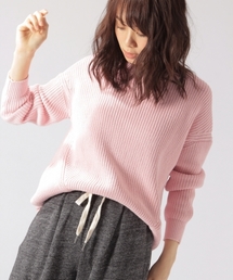 BAYFLOW | BAYFLOW／コットンコードニットプルオーバー　18SS(ニット/セーター)